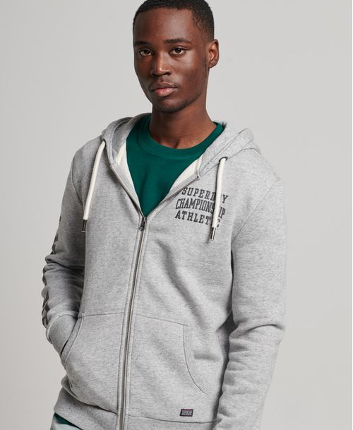 Buzo Abierto Para Hombre Vintage Gym Athletic Ziphood