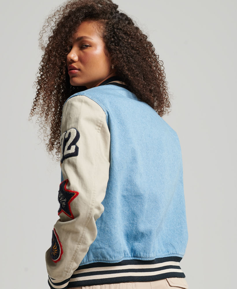 Chaqueta Casual Para Mujer Classic Rookie Borg Jacket Superdry