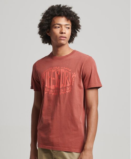 Camiseta Para Hombre Vintage Psych Rock Script