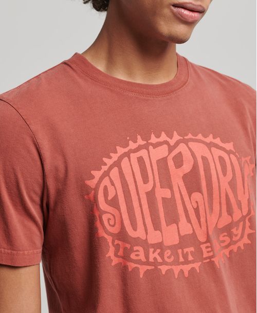 Camiseta Para Hombre Vintage Psych Rock Script