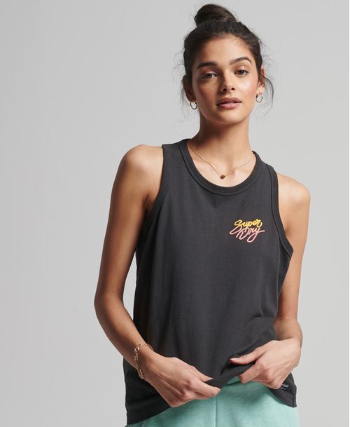 Camiseta Manga Sisa Para Mujer Vintage Cali Vest