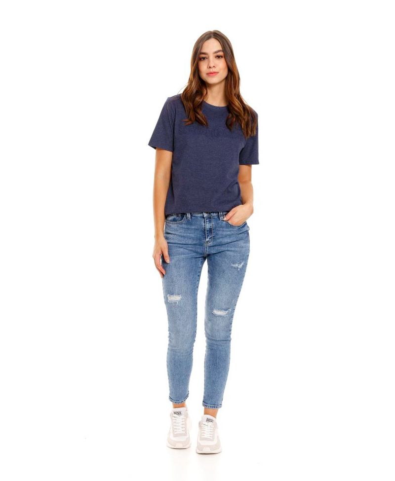 Camiseta-Manga-Corta-Para-Mujer-Vintage-Corp-Logo-Marl-Superdry