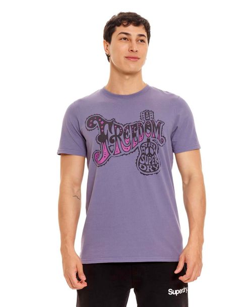 Camiseta Para Hombre Vintage Psych Rock Script