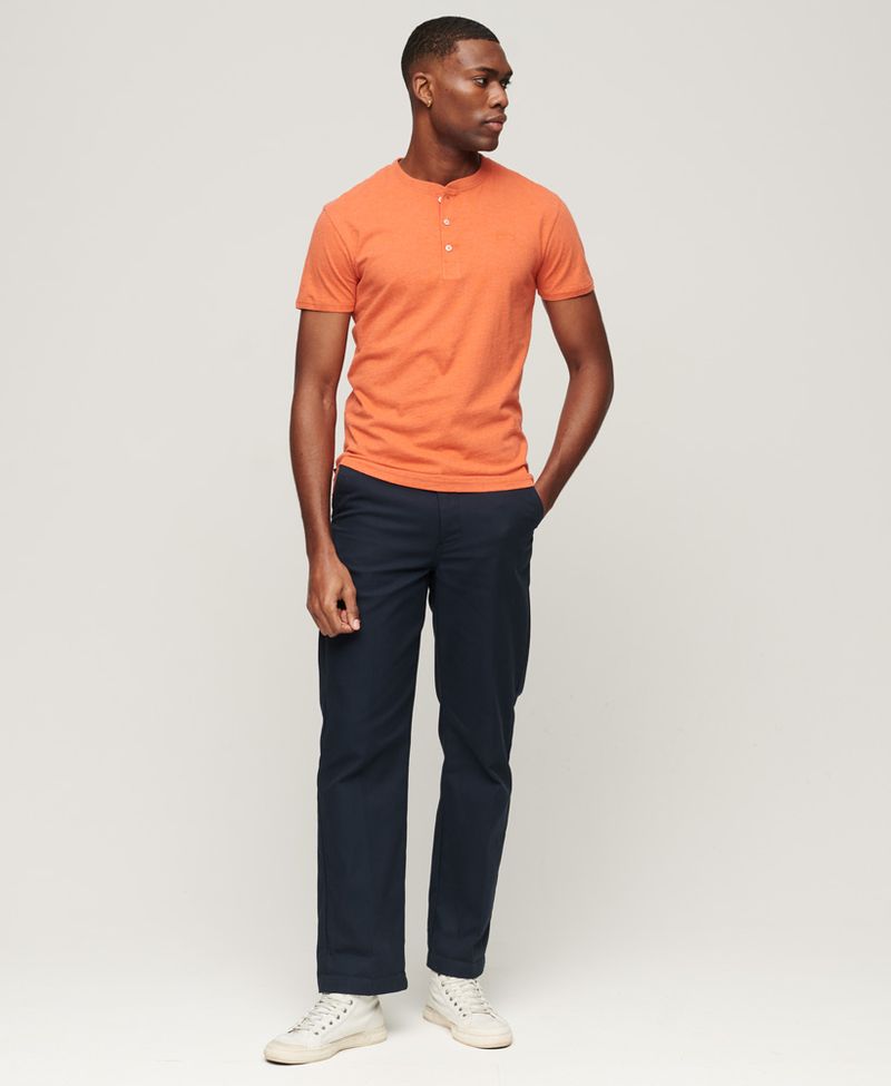 Camiseta-Manga-Corta-Para-Hombre-Vintage-Logo-Henley-Superdry