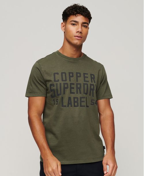 Camiseta Para Hombre Vintage Copper