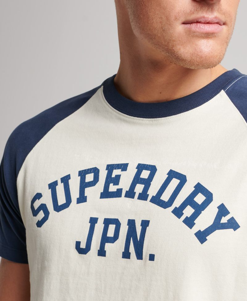 Camiseta-Manga-Corta-Para-Hombre-Vintage-Gym-Ath-Raglan-Superdry