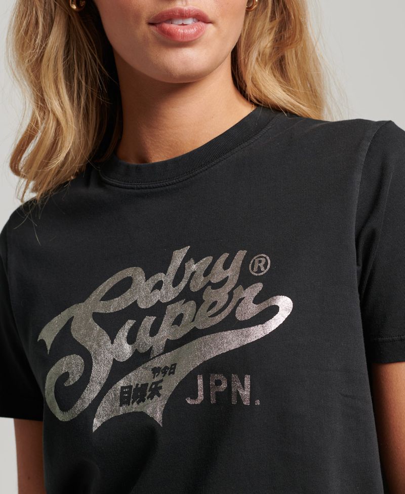 Camiseta-Manga-Corta-Para-Mujer-Vintage-Scripted-Coll-Superdry