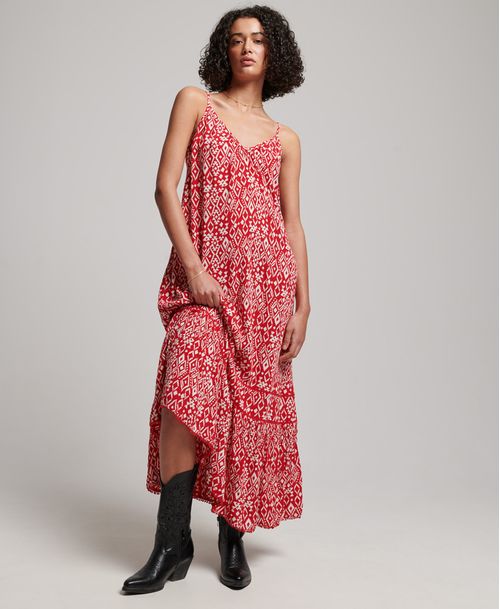 Vestido Largo Para Mujer Vintage Beach Cami_