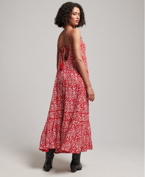 Vestido Largo Para Mujer Vintage Beach Cami_