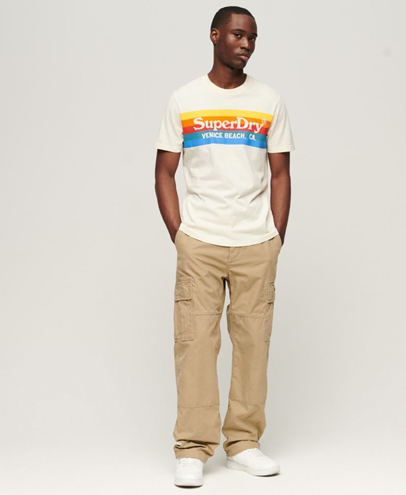 Superdry Vintage Venue Tee | Maglietta Uomo In Cotone | Colore Grigio Athletic Marl | Modello M1011468A