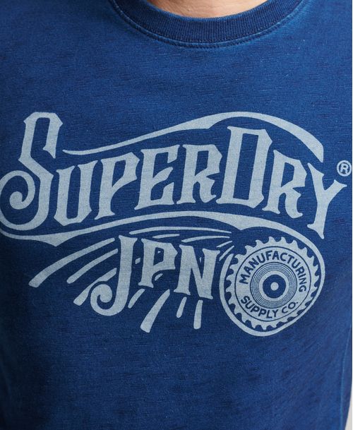 Camiseta Para Hombre Vintage Indigo