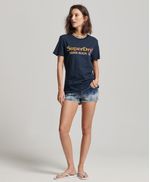 Camiseta-Para-Mujer-Vintage-Rainbow-