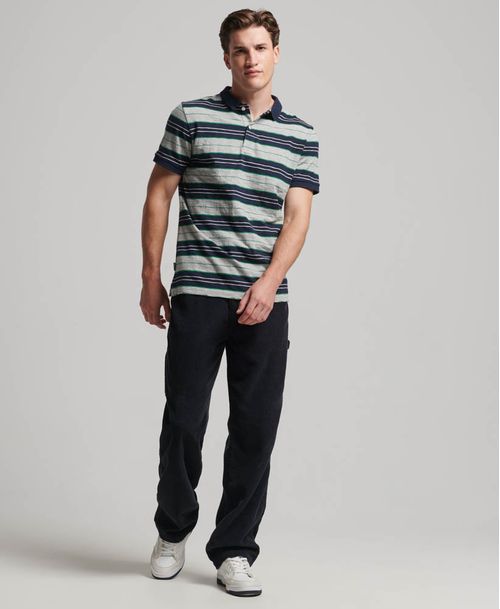 Polo Para Hombre Jersey Stripe