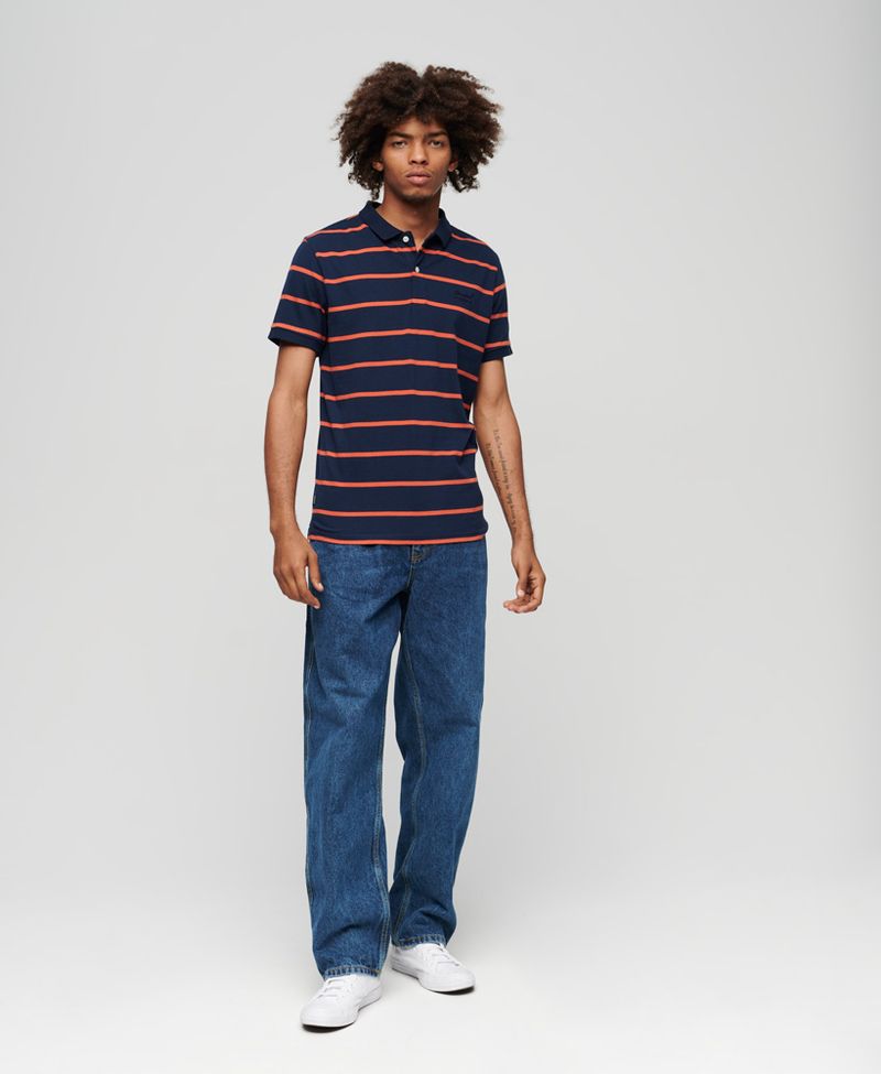 Polo-Para-Hombre-Jersey-Stripe-