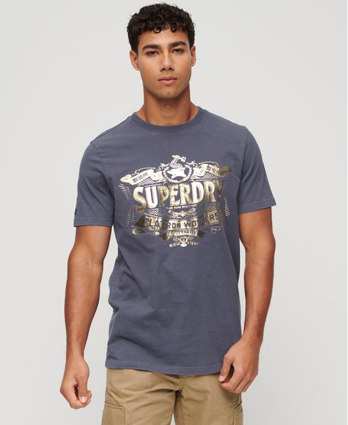 Camiseta Para Hombre Metallic Workwear Graphic