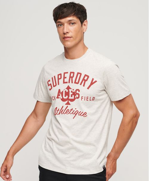 Camiseta Para Hombre Athletic College Graphic