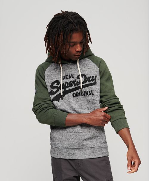 Buzo Cerrado Para Hombre Athletic Raglan
