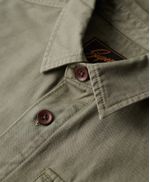 Camisa-Manga-Larga-Para-Hombre-Vintage-Military-Over-