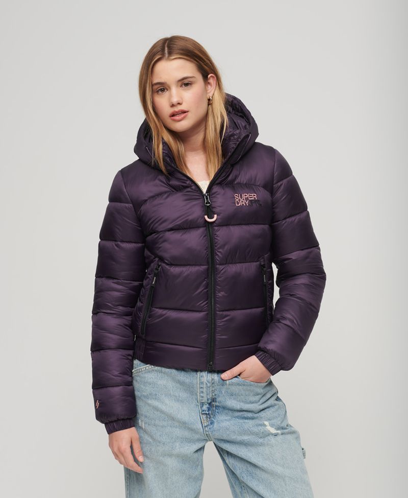 Chaqueta-Padded-Para-Mujer-Sports-Puffer-Bomber-