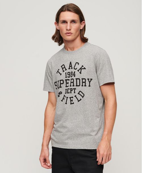 Camiseta Para Hombre Athletic College Graphic