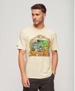 Camiseta-Para-Hombre-Motor-Retro-Graphic-