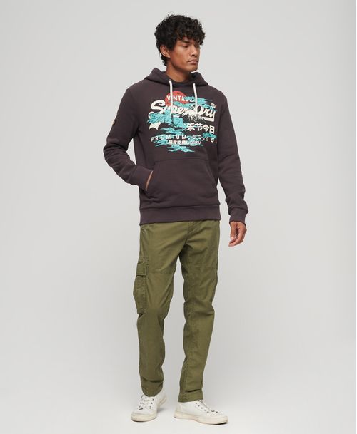 Buzo Cerrado Para Hombre Japanese Graphic