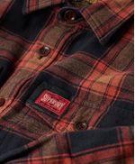 Camisa-Manga-Larga-Para-Hombre-Cotton-Worker-Check-