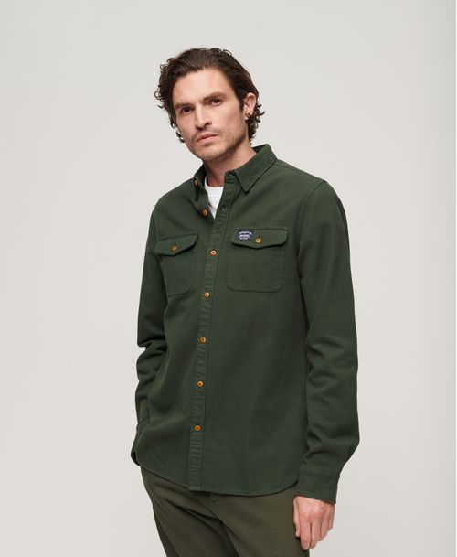 Camisa Manga Larga Para Hombre Traiman Flannel