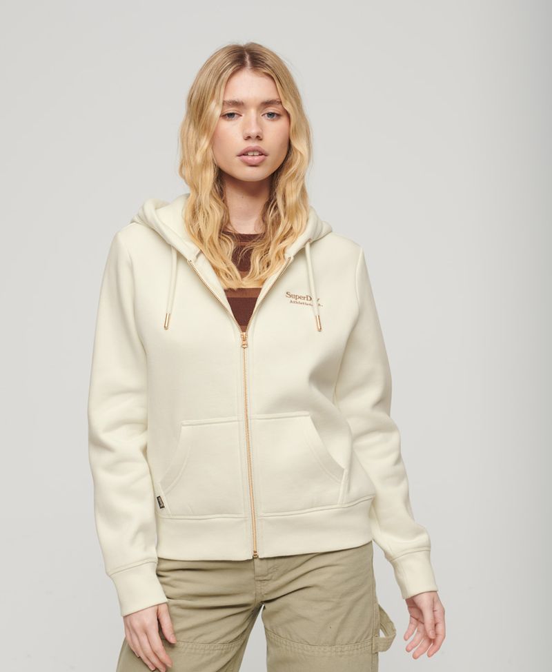 Buzo-Abierto-Para-Mujer-Essential-Logo-