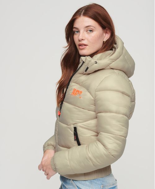 Chaqueta Padded Para Mujer Sports Puffer Bomber