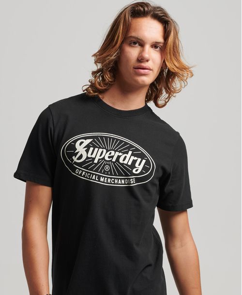 Camiseta Para Hombre Vintage Lightning Logo