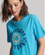 Camiseta-Para-Mujer-Vintage-Cali-Cutout-