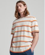 Camiseta-Para-Hombre-Vintage-Textured-Stripe-