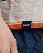 Camiseta-Para-Hombre-Vintage-Textured-Stripe-