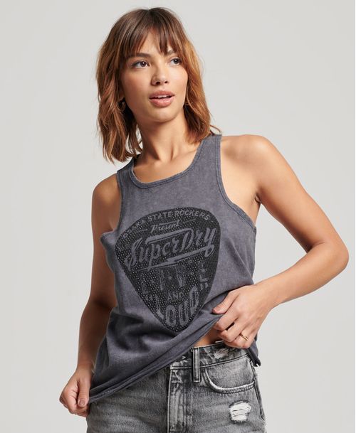 Camiseta Para Mujer Vintage Merch Store Vest