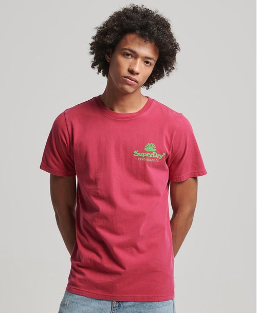 Camiseta Para Hombre Vintage Venue Neon