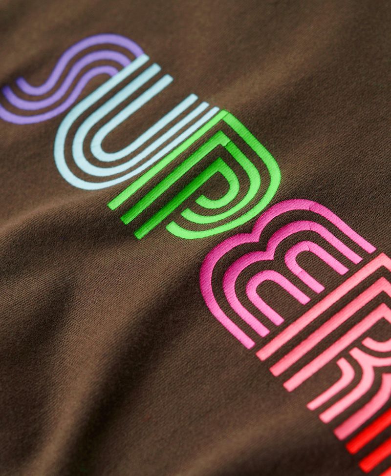 Camiseta-Para-Mujer-Vintage-Retro-Rainbow-