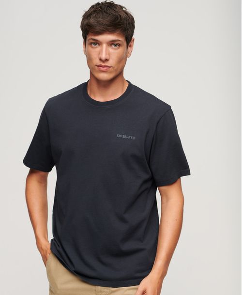 Camiseta Para Hombre Overdyed Logo Loose