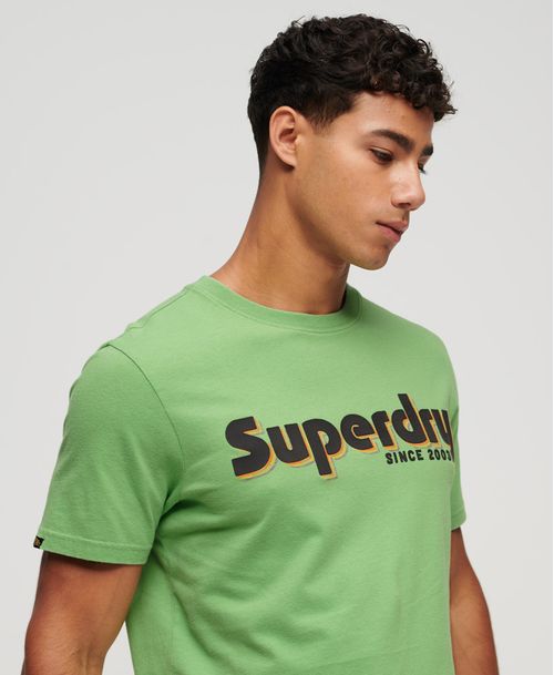 Camiseta Manga Corta Para Hombre Terrain Logo Classic