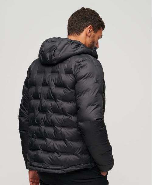 Chaqueta Padded Para Hombre Quilted Puffer Coat