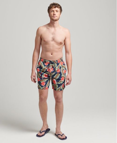 Pantaloneta Corta Para Hombre Vintage Hawaiian