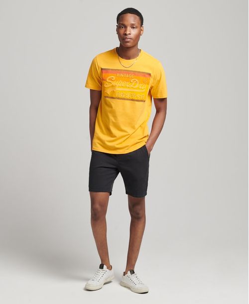 Camiseta Manga Corta Para Hombre Vintage Cali Tee