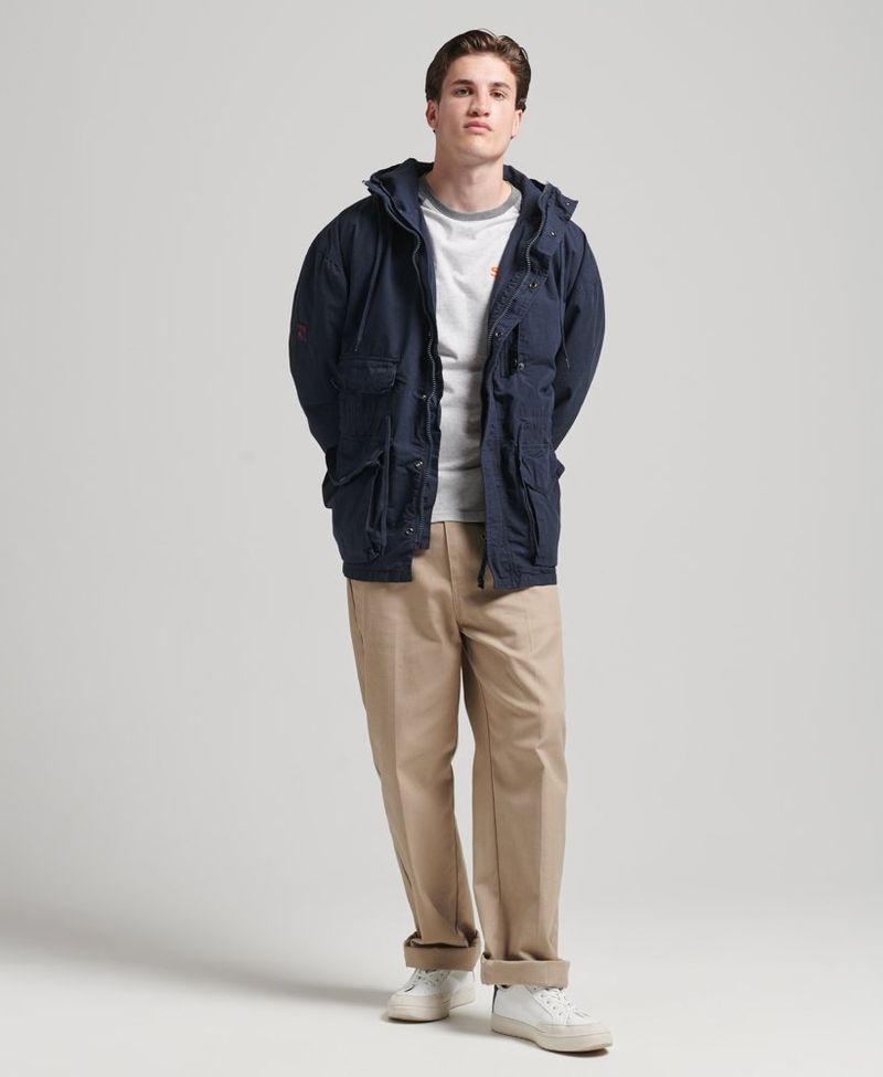 Chaqueta-Casual-Para-Hombre-Vintage-Hooded-Deck-