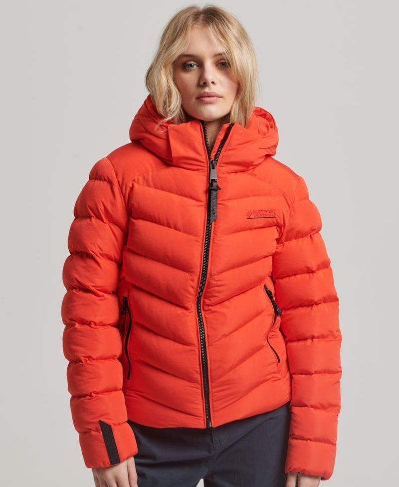 Chaqueta-Padded-Para-Mujer-Hooded-Microfibre-