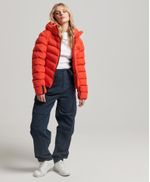 Chaqueta-Padded-Para-Mujer-Hooded-Microfibre-