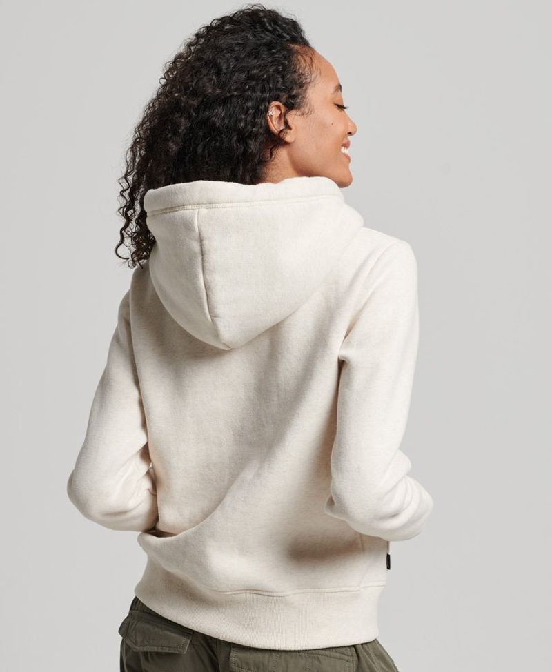Buzo-Abierto-Para-Mujer-Essential-Logo-Zip-Hoodie-