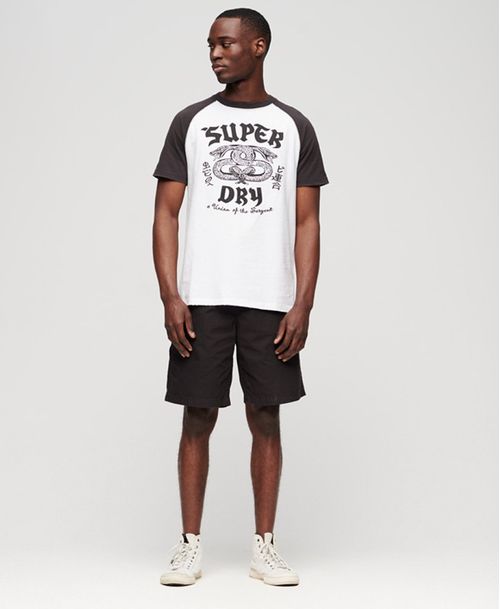 Camiseta Manga Corta Para Hombre Blackout Rock Graphic Tee