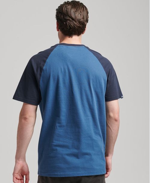 Camiseta Para Hombre Vintage Shadow Raglan