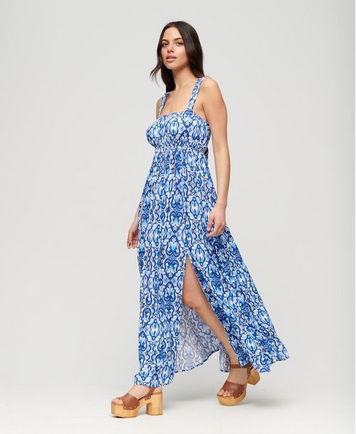 Vestido Largo Para Mujer Tie Back Maxi