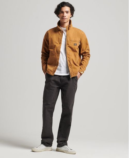 Chaqueta Casual Para Hombre Vintage Ranch Harrington